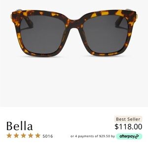 DIFF BELLA polarized tortoise